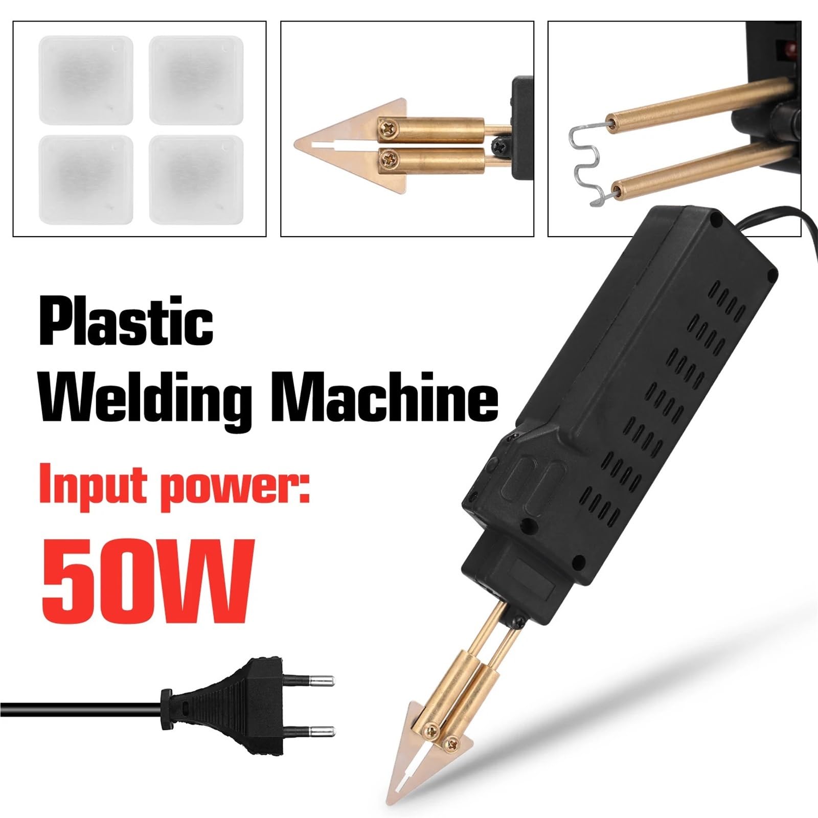 50W Hot Stapler Plastic Spawarka Lutownica Zderzak Narzędzia Garażowe Naprawa Zderzaków Samochodowych Maszyna Naprawcza Zgrzewarka do plastiku