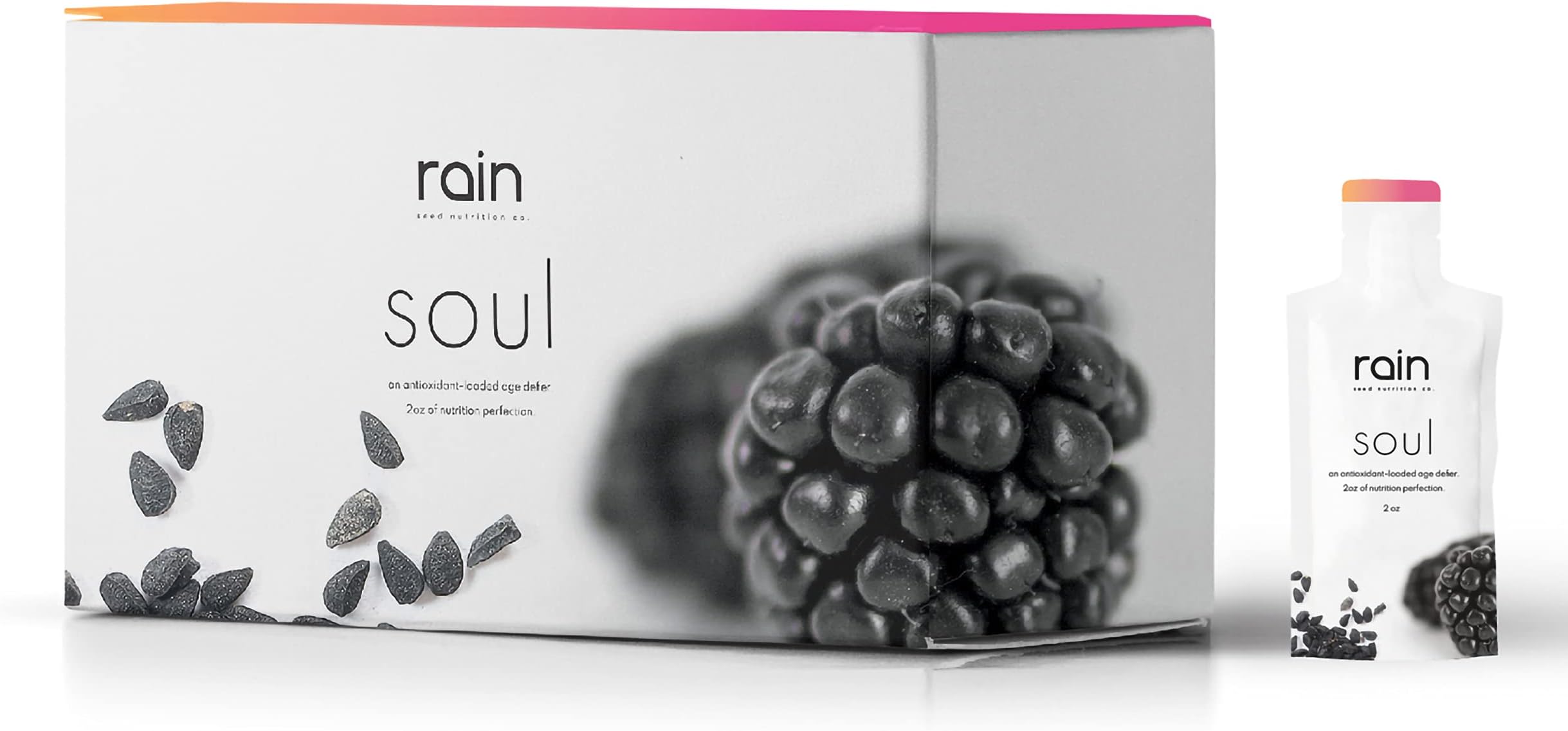 Rain - Soul - Super Supplement with Powerful Nutrients & Vitality-Boosting Ingredients for Wellness & Immune Support - 1 Box (30 Pouches)