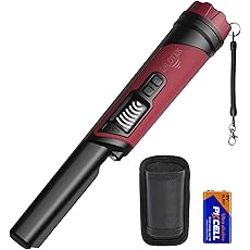DR.ÖTEK Metal Detector for Adults, IP68 Waterproof Pinpointer and Stainless Steel Sand Scoop