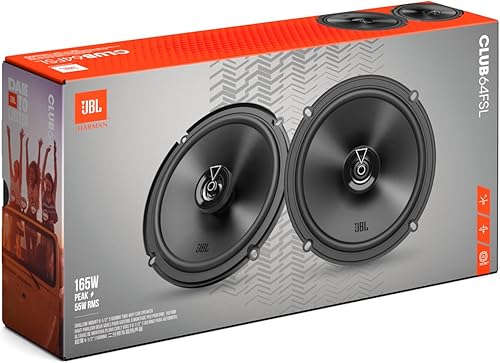 Miniatura 29 de JBL Club 34F - 3-1/2" (87mm) Two-Way Car Speaker, 75 Watts Peak, 25 Watts RMS, Sensitivity (@ 2.83V): 89dB, Frequency Response: 90Hz – 20kHz