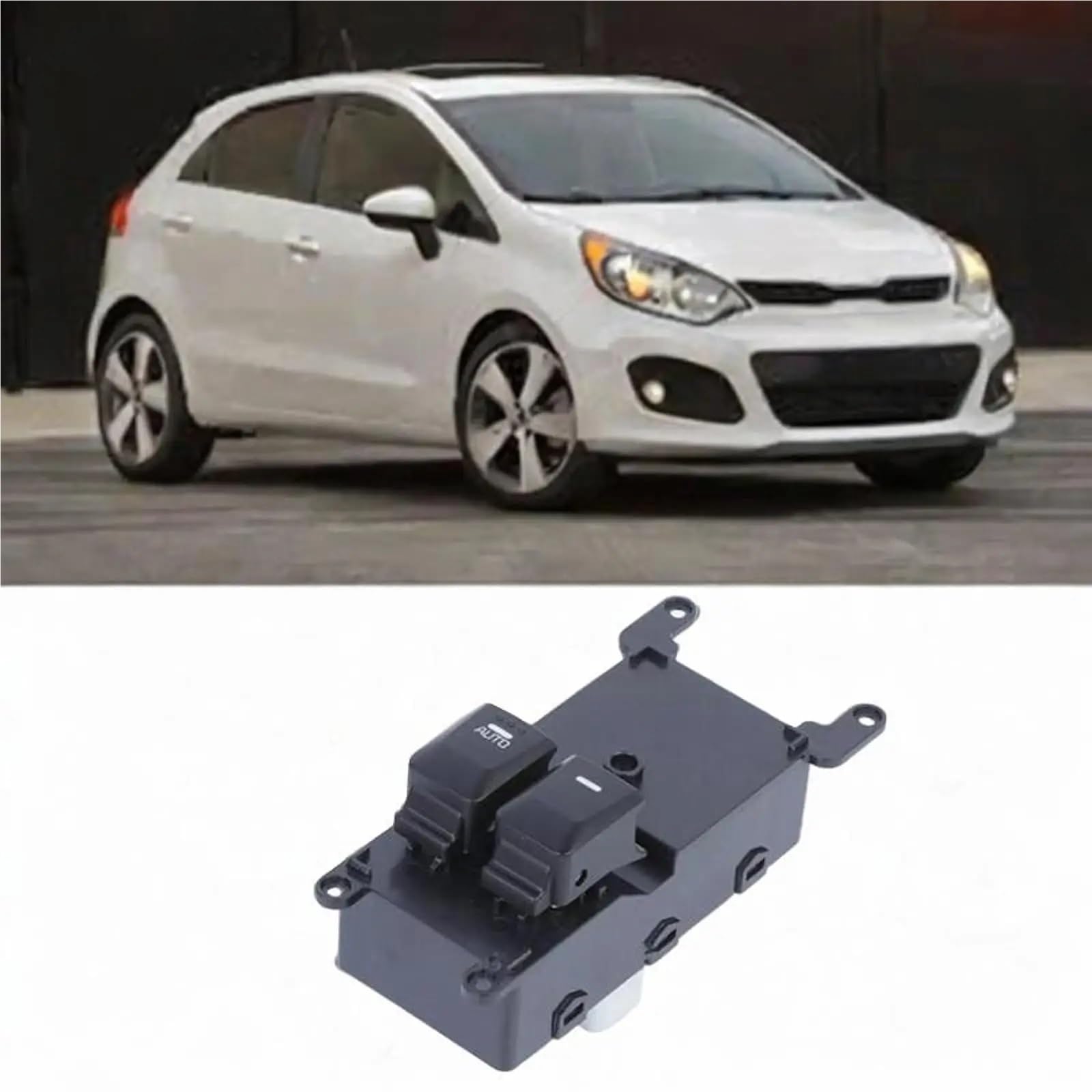Przełącznik szyby elektrycznej po stronie kierowcy 93570-1W000 Akcesoria samochodowe Część zamienna pasuje do Kia Rio III 2012