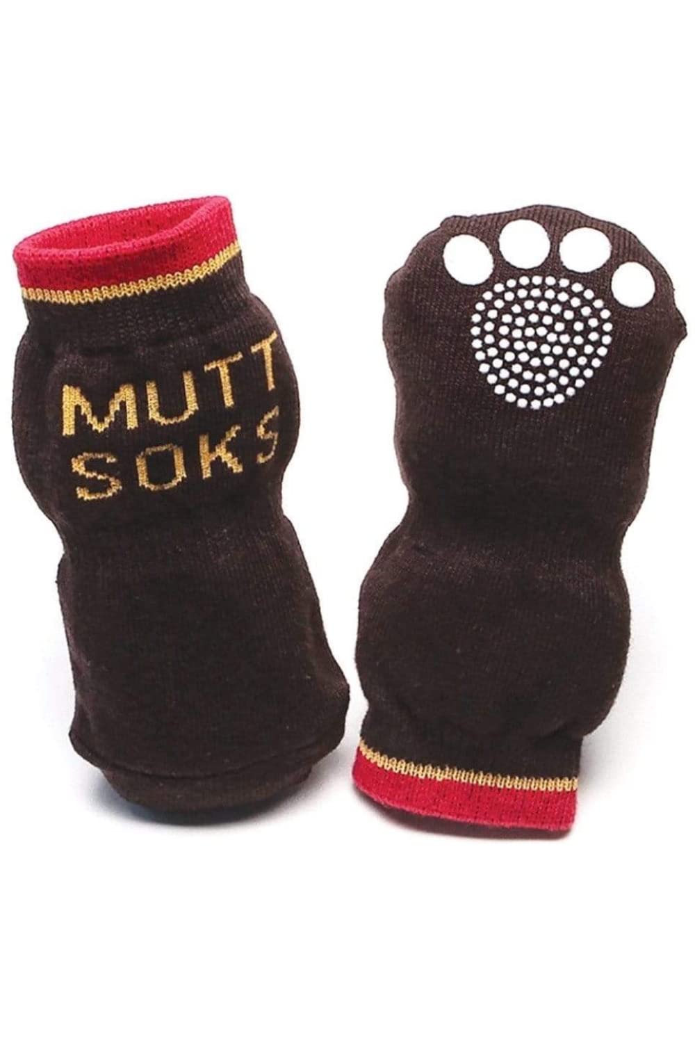Amazon.co.jp: Muttluks マットソックス 犬用靴下 滑り止め付き 2足(4