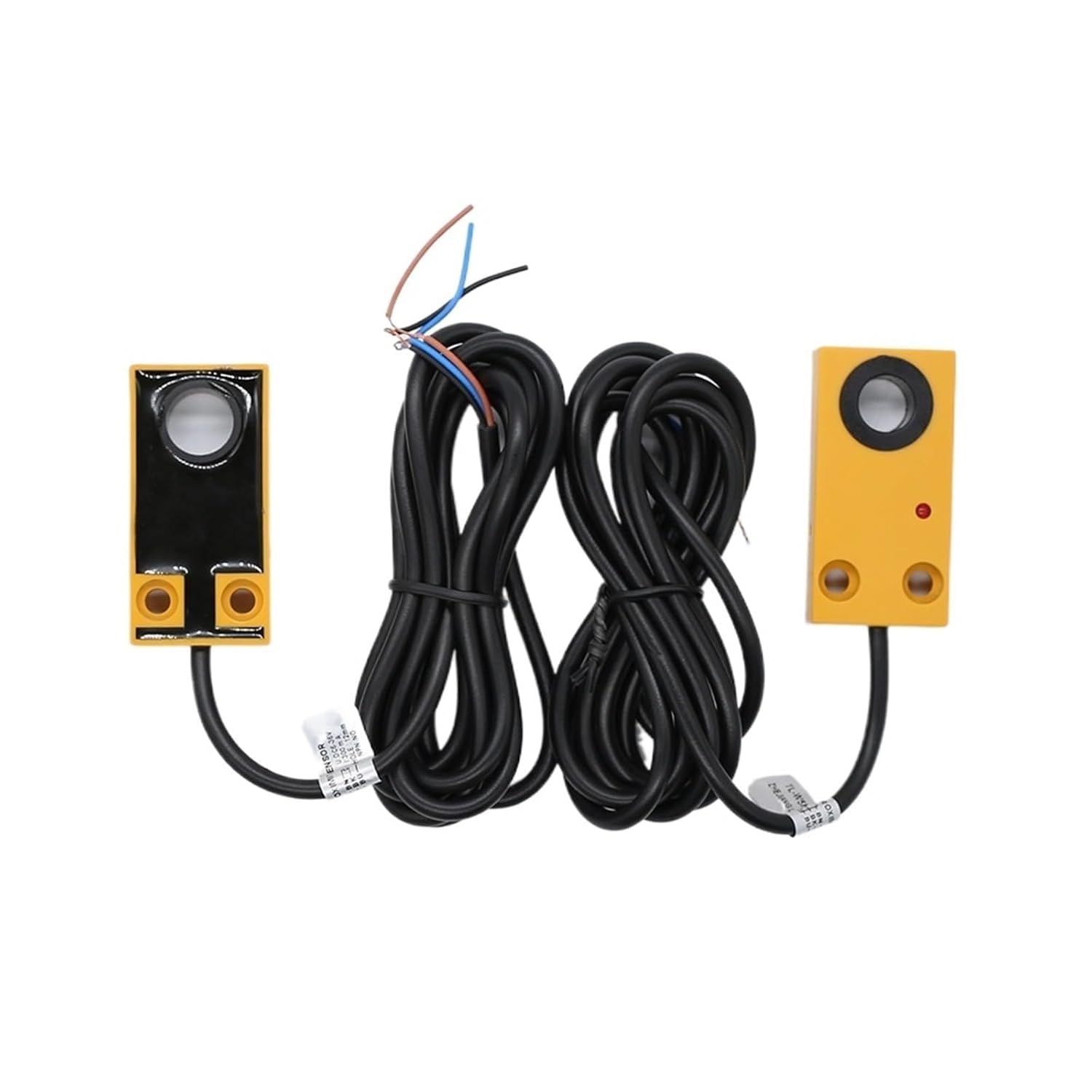 Näherungsschalter, Induktiver Sensor, 12 V/24 V, Metallerkennung, 6–16 mm Loch, PNP normalerweise offen