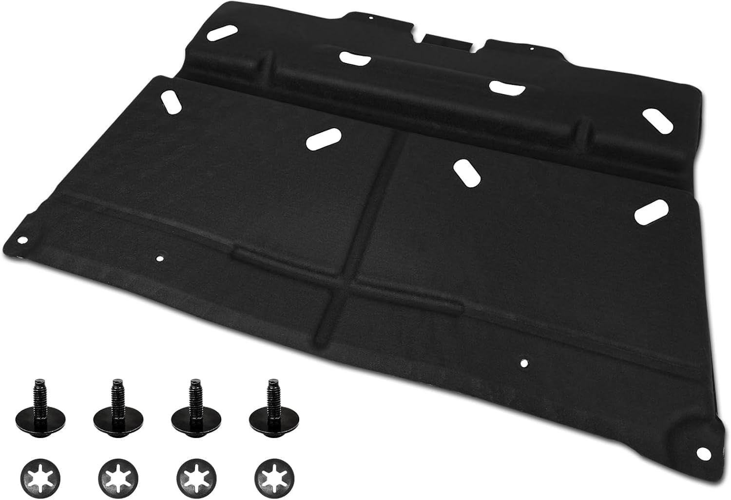 ML3Z-7222-D Splash Panel Shield Compatible with Fo rd F150 2015-2020 Ga so line Not Fit Raptor Model & 3.0L Die sel Replaces ML3Z-7222-D, ML3Z7222D and JL3Z-7222-C