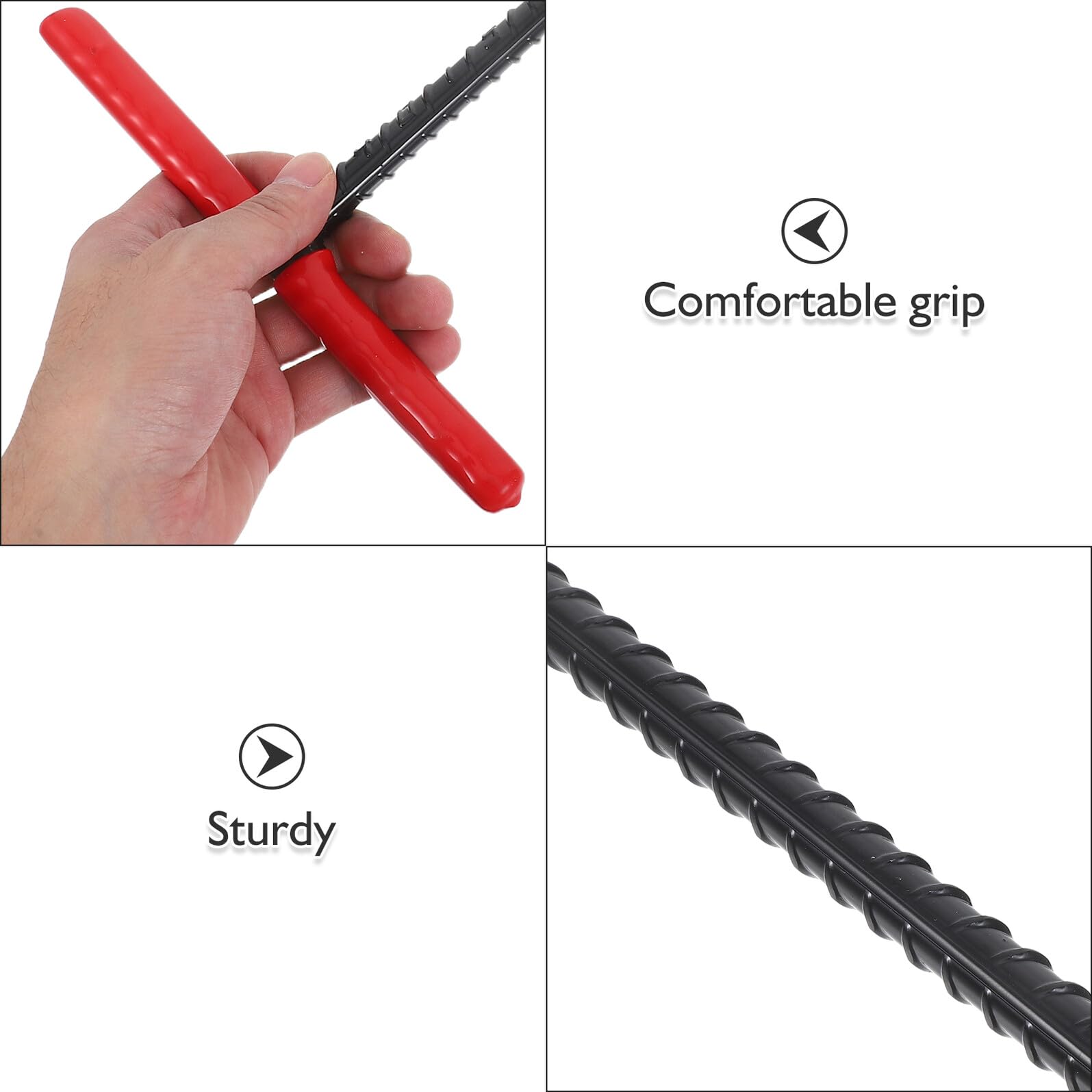 NOLITOY Llave para Válvula Principal de Agua de 17 Pulgadas con Mango en T Herramienta Multifuncional para Cerrar Válvulas y Medidores Acero Inoxidable y Caucho Resistente Uso en