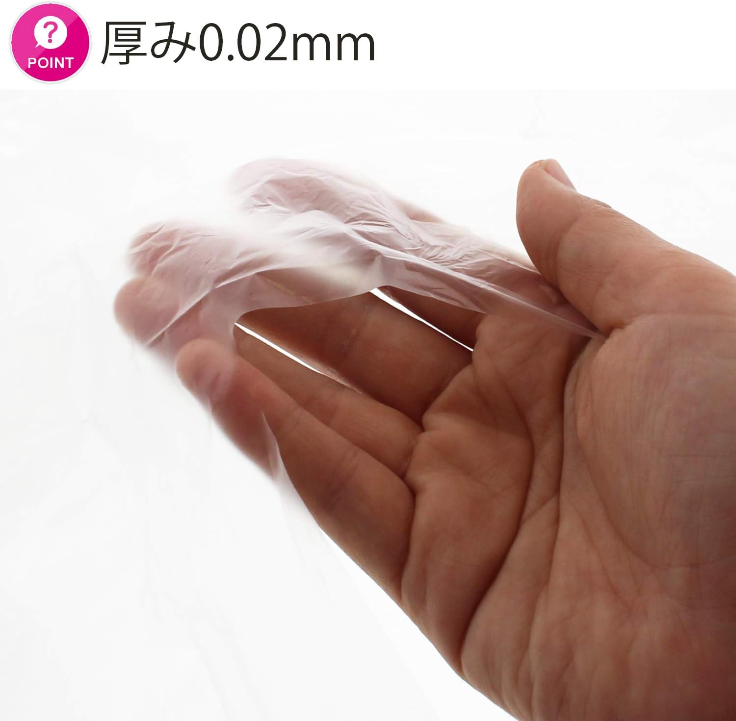 Handle With Poly Bag Translucent 45l 0.02 mm Thickness 30 Pieces Grocery Bags Garbage Bag kt43