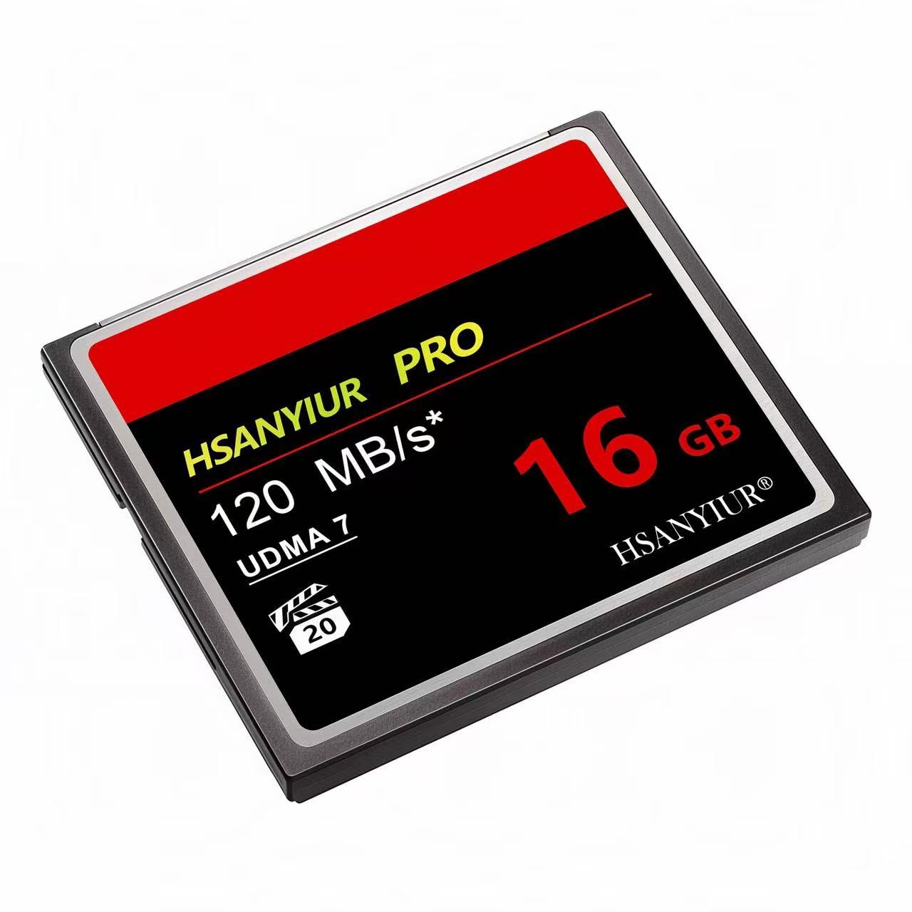 Carte mémoire CompactFlash 16 Go, vitesse UDMA jusqu'à 120 Mo/s, carte mémoire CF originale pour appareil photo