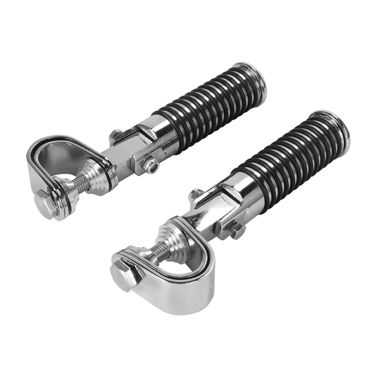 2 szt. Uniwersalne podkładki pod stopy zmiany biegów motocyklowych, pedały, akcesoria motocyklowe, pasujące do osłony drążka 26 mm-31 mm(Silver)