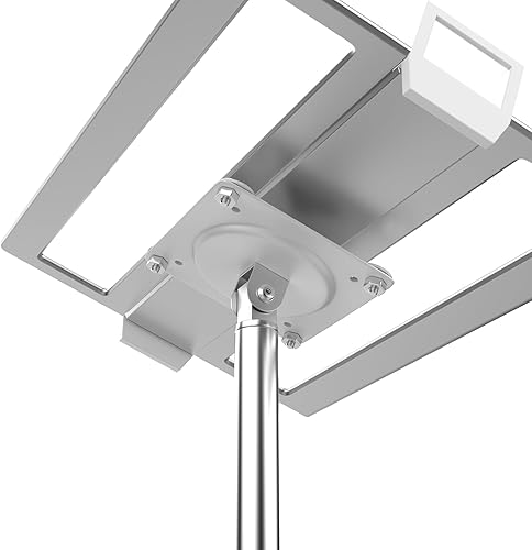 Miniatura 5 de CTA Digital Soporte de suelo para laptop, soporte médico con ruedas para laptop VESA y 5 ruedas giratorias de bloqueo para portátiles de 11.2 a 17.6