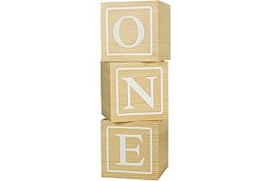 3Pcs ONE Boxes Decor for 1st Birthday