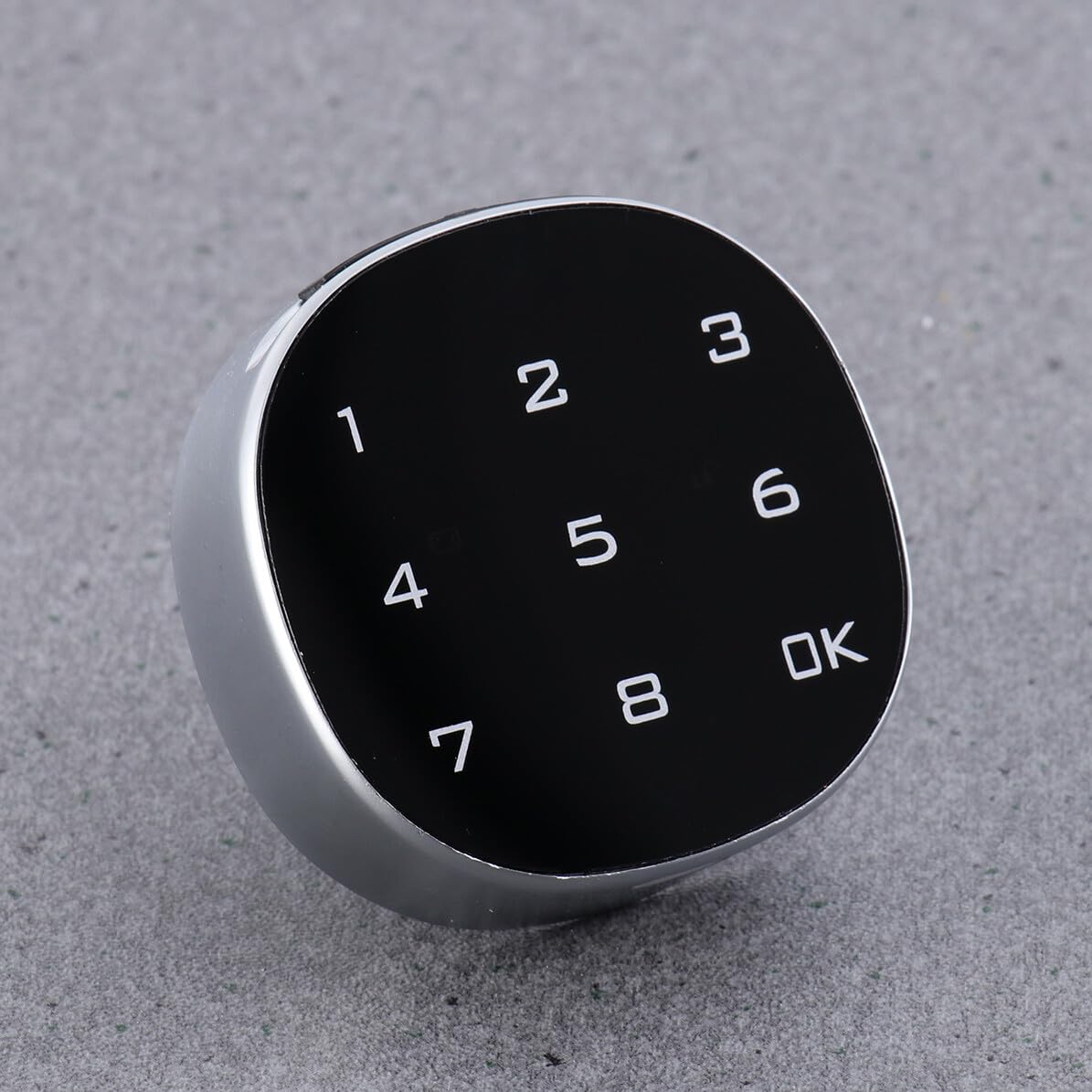 Elektronisches Schrankschloss Satz mit Tastatur, Schlüssellos | 4–15-stellige Kombination, Zinklegierung in Schwarz, für Koffer und Schubladen