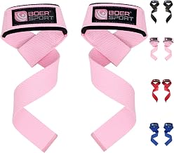 Fitness Weight Lifting Straps Anti Slip Gym Powerlifting Deadlifting Bodybuilding Workout Strength Training Hand Bar Grips Neoprene Gel padded Wrist Support Unisex Men Women