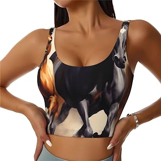 Womens Sexy Sports Bra U-Shaped Back Sweat Vest Tops Shirts for Sports