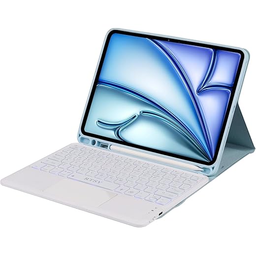 Keyboard Case for iPad Air/Pro 11 - Blue-White