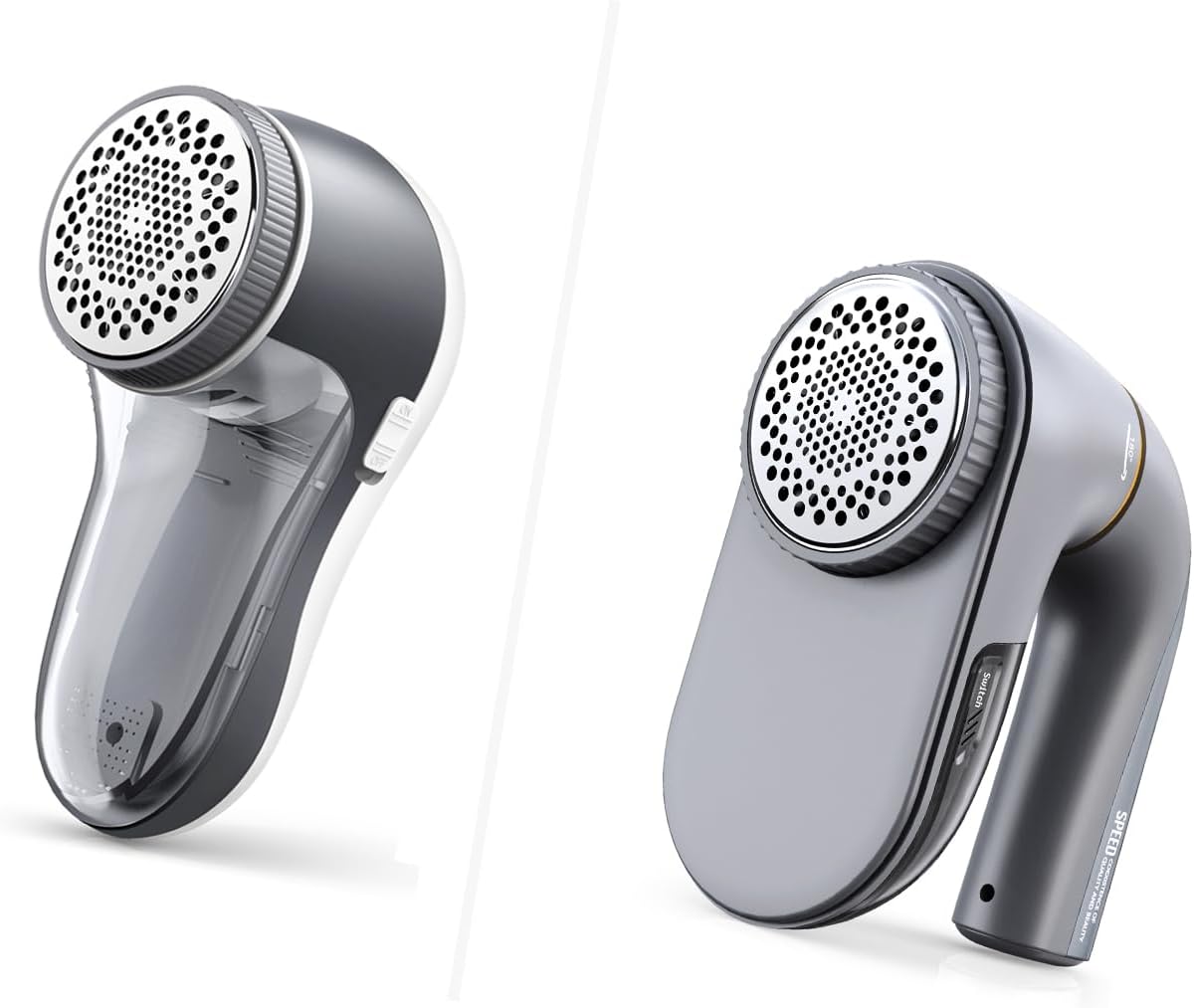 POPCHOSE Fabric Shaver Lint Remover Y208 and M2 models side-by-side
