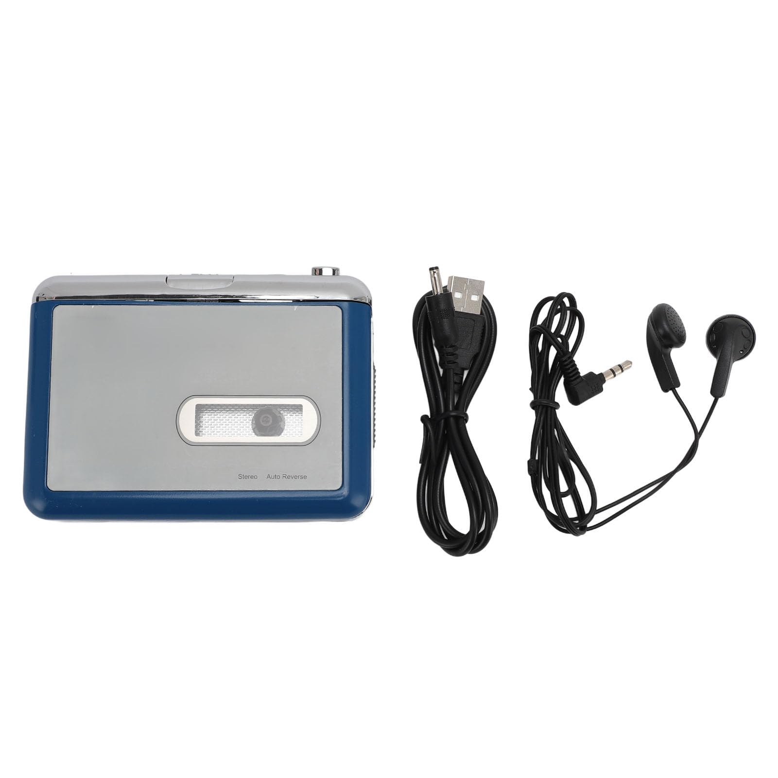 Lettore di Cassette Bluetooth Convertitore Portatile da Nastro a MP3 con Jack per Auricolari per Casa e Viaggio, Design Leggero