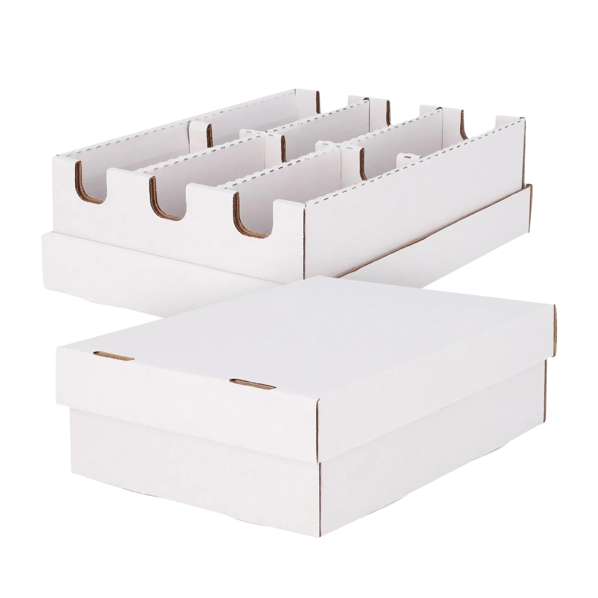 White Cardboard Storage 3 Pack White Cardboard Trading Card Storage ...