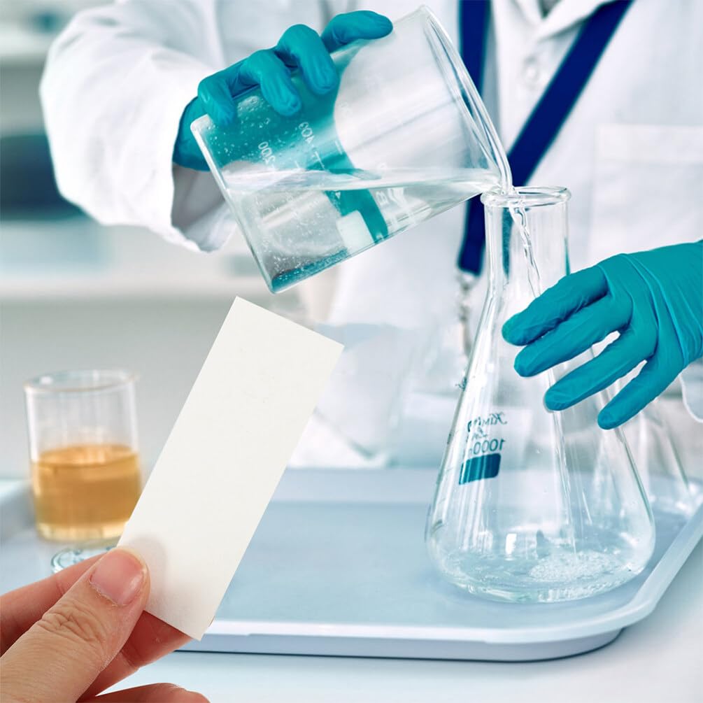 OUNONA 200 Stück Laborpapierstreifen Chromatographie-Papierstreifen Ptc-Testpapierstreifen Saugfähiges Filterpapier Pigmenttrennung Wissenschaftliches Experiment Papierstreifen