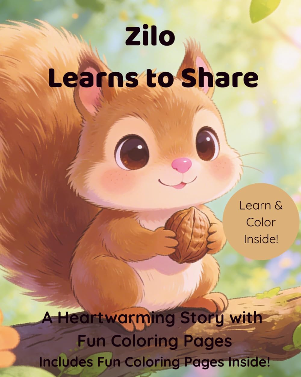 Zilo learns to Share: A Heartwarming Story About Honesty, Kindness, and Friendship for Kids Ages 3–6 (Zilo the Kind Squirrel Series)