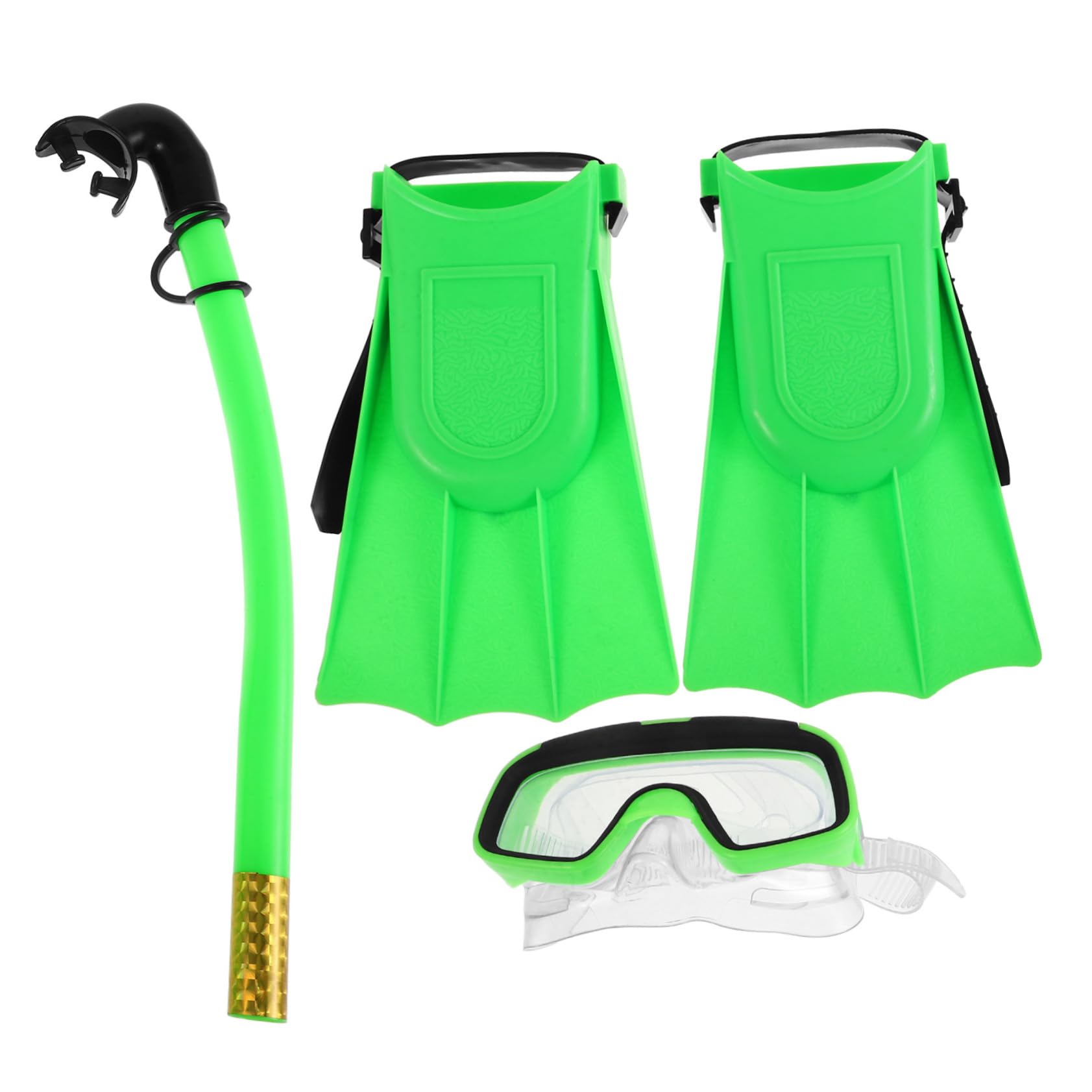 BRIGHTFUFU Snorkel Set Snorkel Mask Swim Goggles Boys and Girls Snorkeling Equipment Anti-Fog