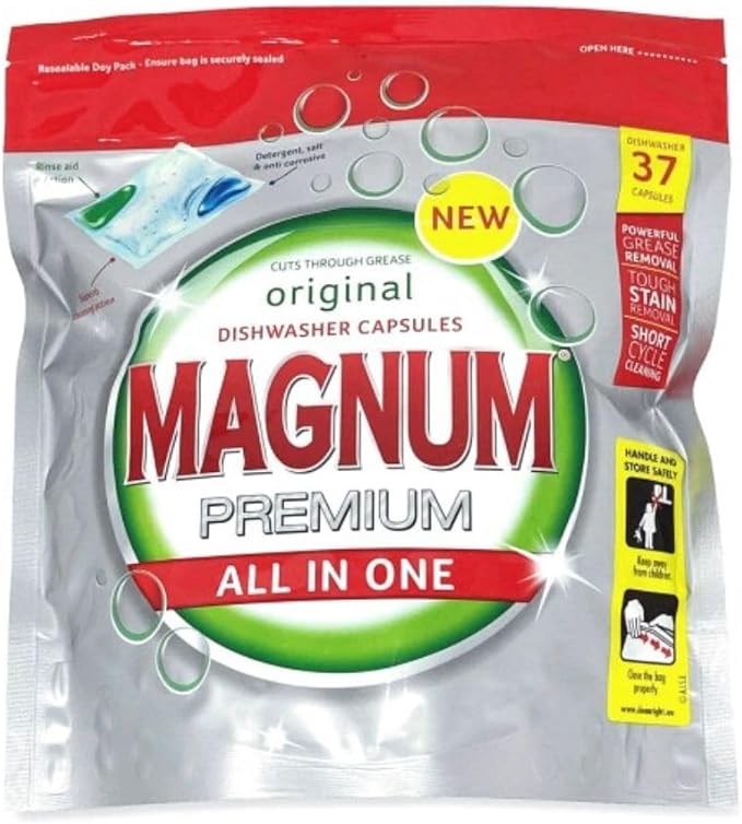 Magnum Triple Chamber Dishwasher Tablets Original 37 Pack Amazon.co