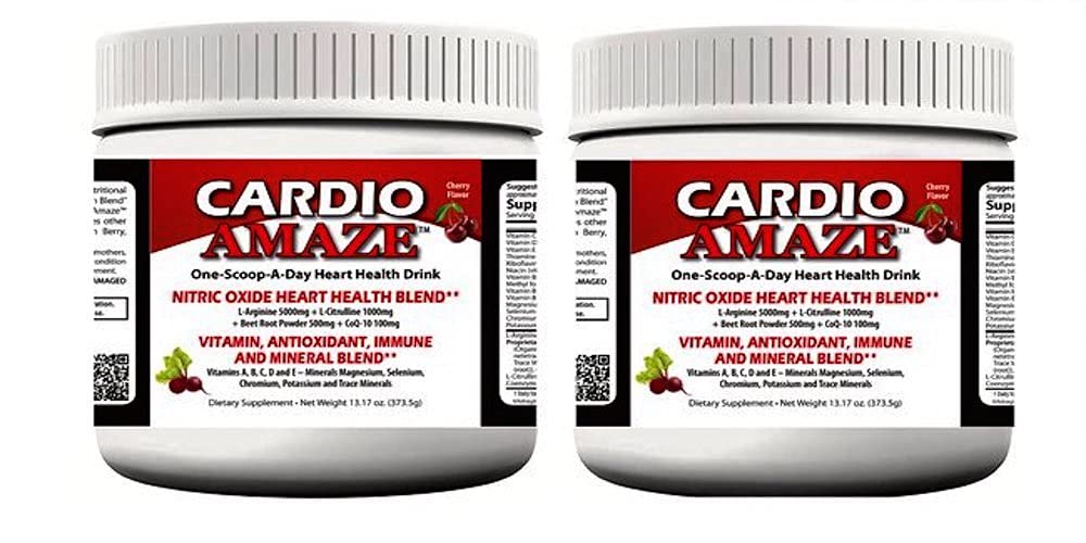 Nitric Oxide 3 in 1 Booster, L-Arginine 5000mg, L-Citrulline 1000mg & Organic Beet Root 500mg Cardio