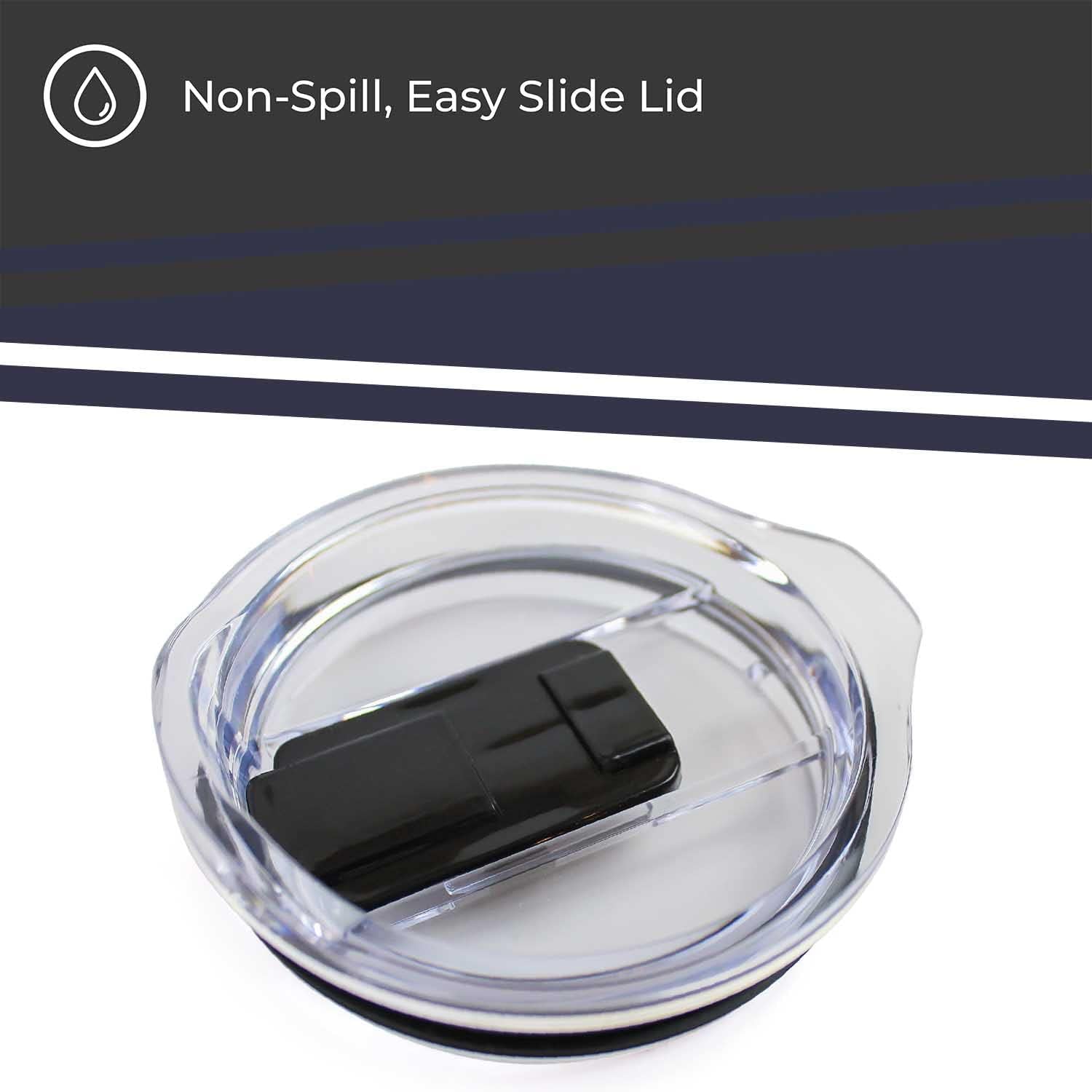 Campus Colors NCAA Stainless Steel Tumbler perfect for Gameday - 18 oz - Double Walled - Keeps Drinks Perfectly Insulated (Arizona Wildcats - Navy) - Image 4