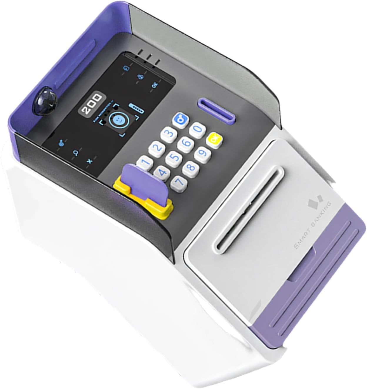 Interactive Coin Storage for Featuring Automatic Roller and Password Entry Feature for Engaging Saving Activity Parent Banking Game