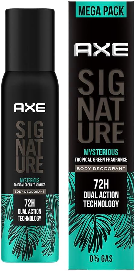 AXE Signature Mysterious Long Lasting No Gas Body Perfume Spray For Men 200 Ml