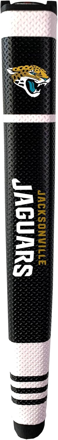 Team Golf NFL Jacksonville Jaguars Golf Putter Grip Golf Putter Grip with Removable Gel Top Ball Marker, Durable Wide Grip & Easy to Control