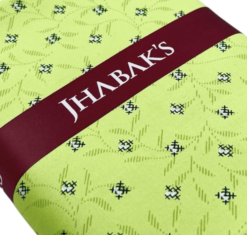 Image of JHABAK'S Unstitched Print Shirt Fabric for Men - Polycotton Material - 2.25Mtr Shirt Piece Cloth