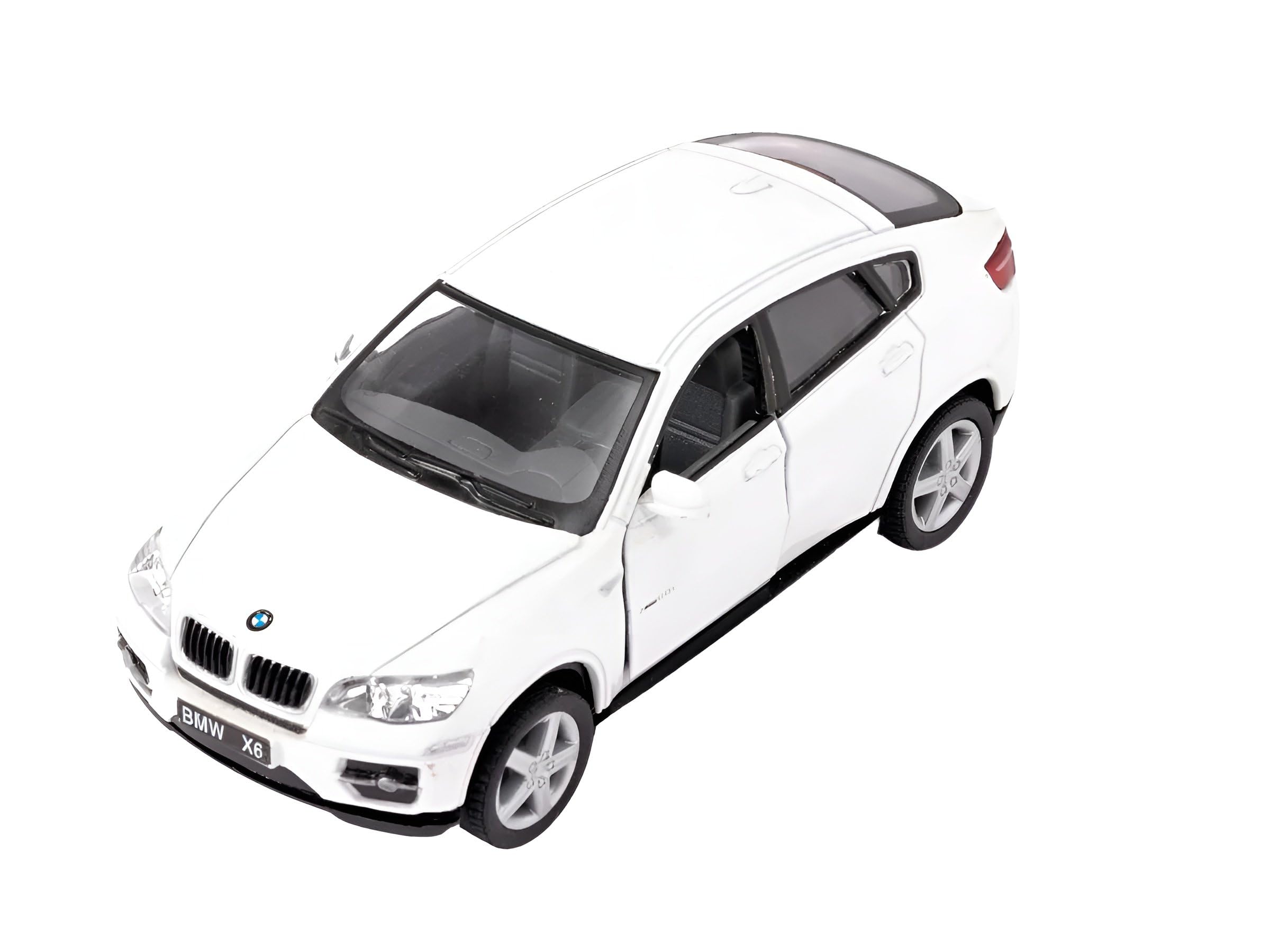Easy Toys Model Car Compatible with BMW X6 - Scale Toy Car with Opening Doors - Car Modeling (White)