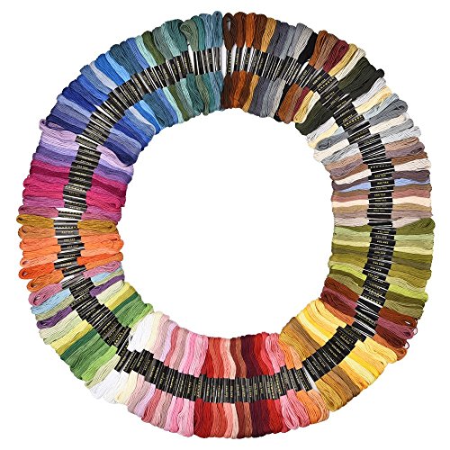 eBoot 150 Pieces Multi-color Cotton Cross Stitch Embroidery Threads Crafts Floss Sewing Threads