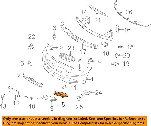 Original BMW Z4 E89 Roadster Parachoques Delantero Cerrado Rejilla Izquierda OEM 51117203799