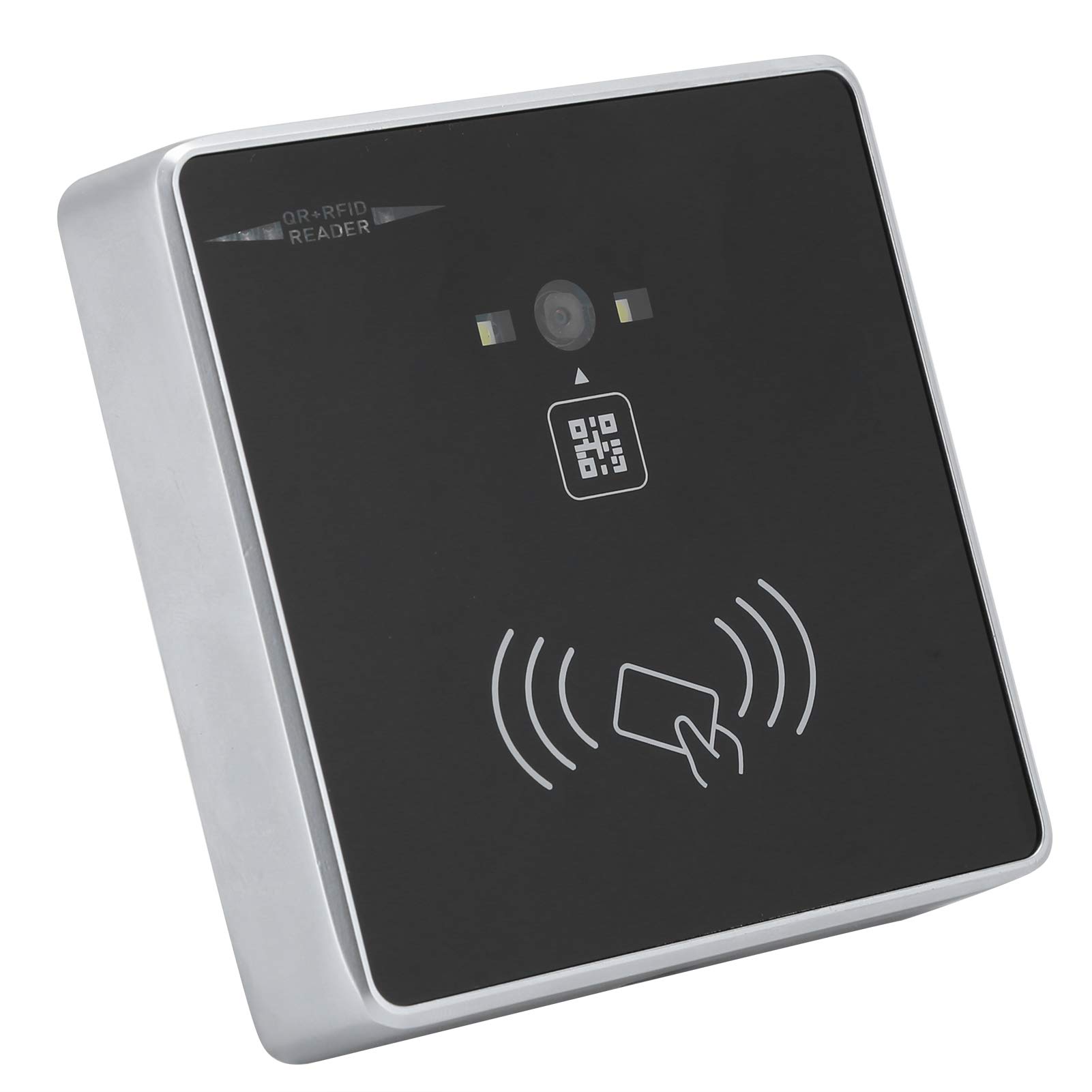 Lector RFID, Lector de Tarjetas RFID Código de Barras 2D QR Control de Acceso Rader de Tarjetas con Alta Velocidad de escaneo y Alta tasa de reconocimiento, para Wiegand TTL RS232 RS485(Tarjeta ID)