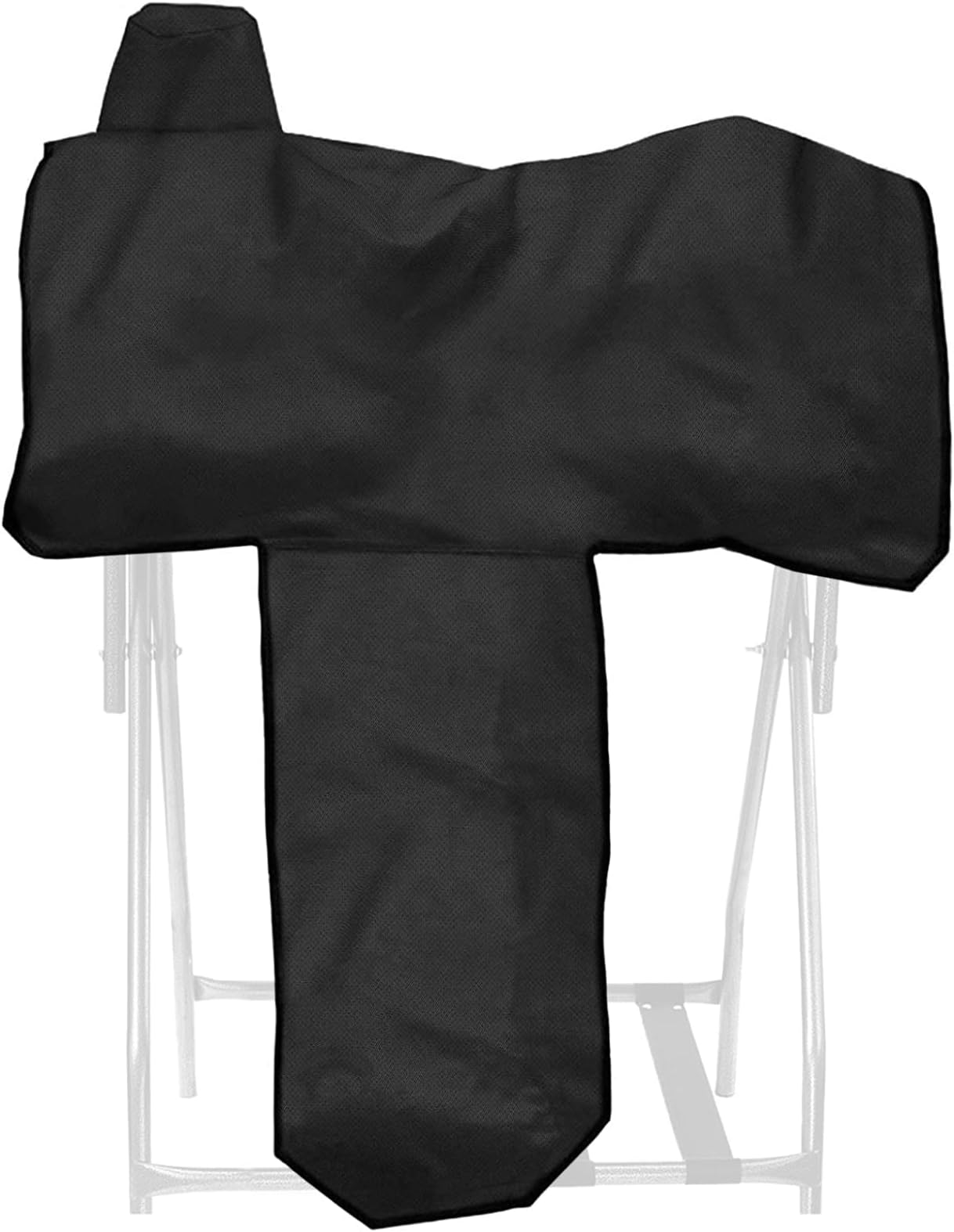 Oxford Fabric Western Saddle Cover, Waterproof Protective Cover with 6 Elastic Straps, Sturdy Scratch-Proof Case for Most Full-Size Western Saddles