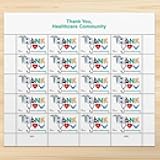 Thank You, Healthcare Community 2024 (Sheet of 20) Celebration Commemorative First-Class Mail Forever Postage Stamps