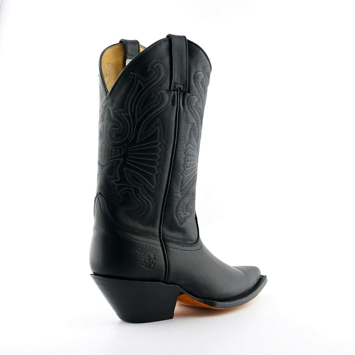 Mühlen Unisex Buffalo Leder Schlüpfen Western Cowboystiefel