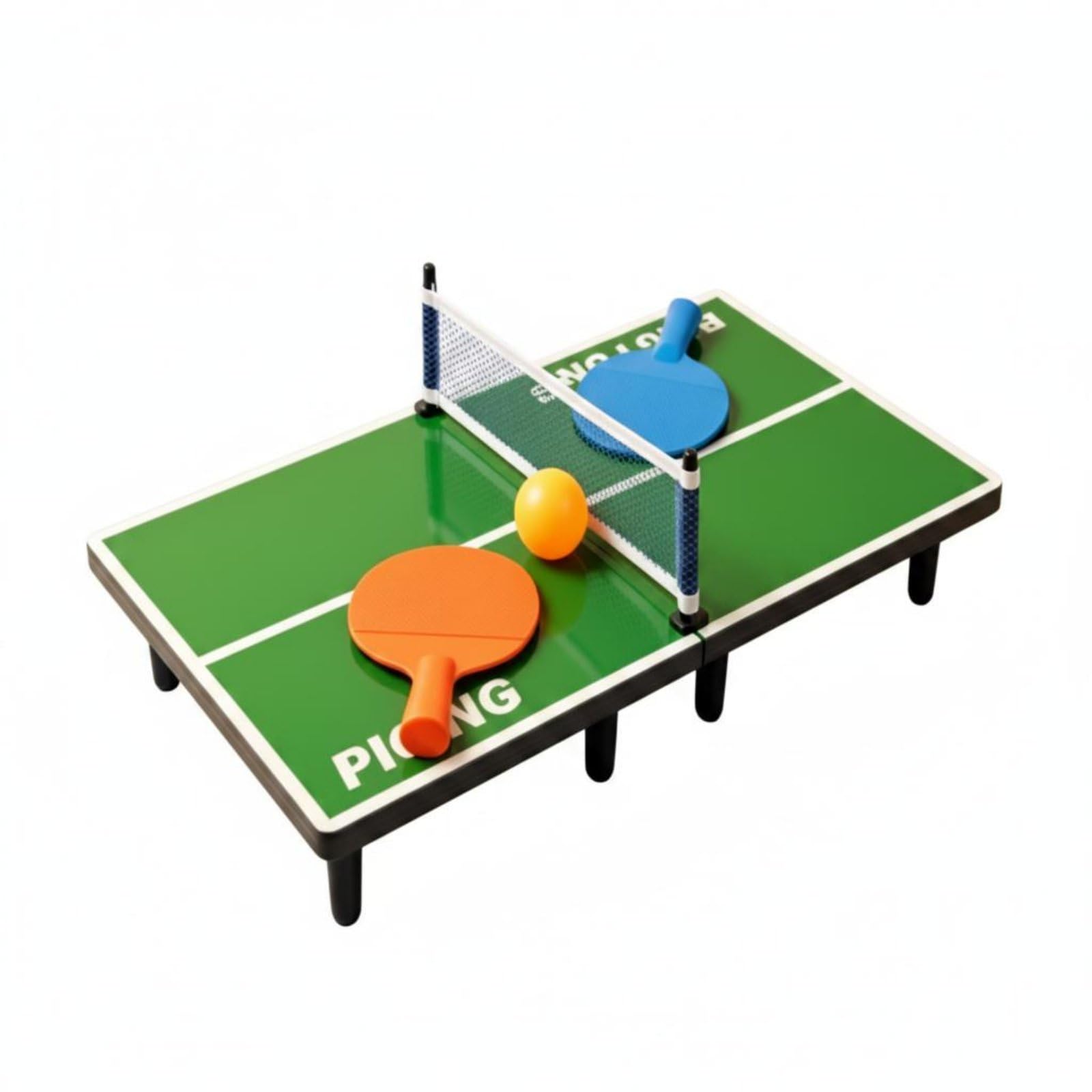 Mini Tavolo da Tennis Tavolo Pong Pieghevole Salvaspazio Table Tennis Pong Pieghevole Robusto Articolo Ricreativo per Bambini, Tempo Libero