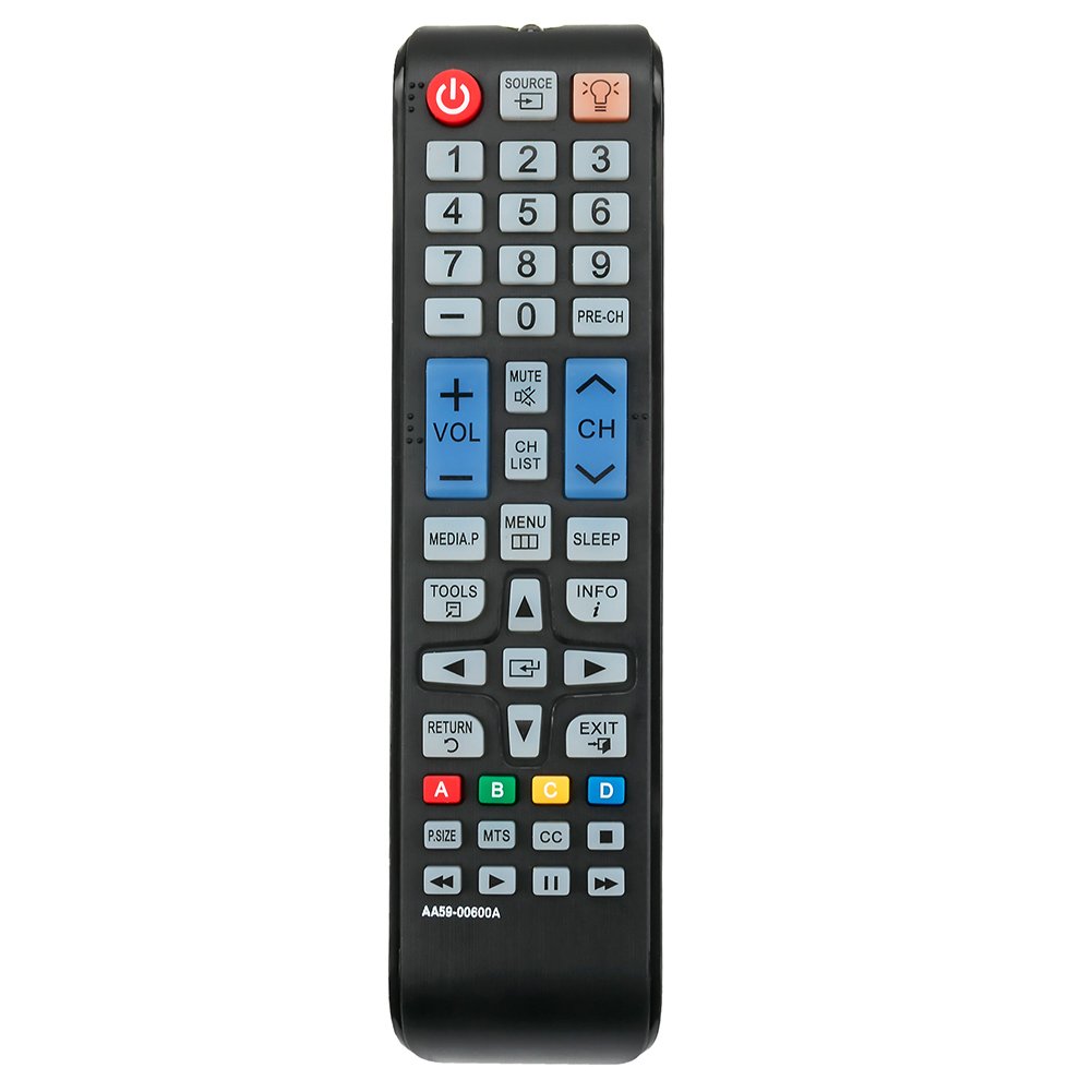 Replace Remote AA59-00600A Applicable for SAMSUNG TV UN26EH4000 UN26EH4000F UN26EH4000FXZA UN29F4000 UN29F4000AF UN29F4000AFXZA UN32EH4000 UN32EH4050F UN32EH5000 PN51E535A3FXZA PN51E535A3F PN51E530A3F