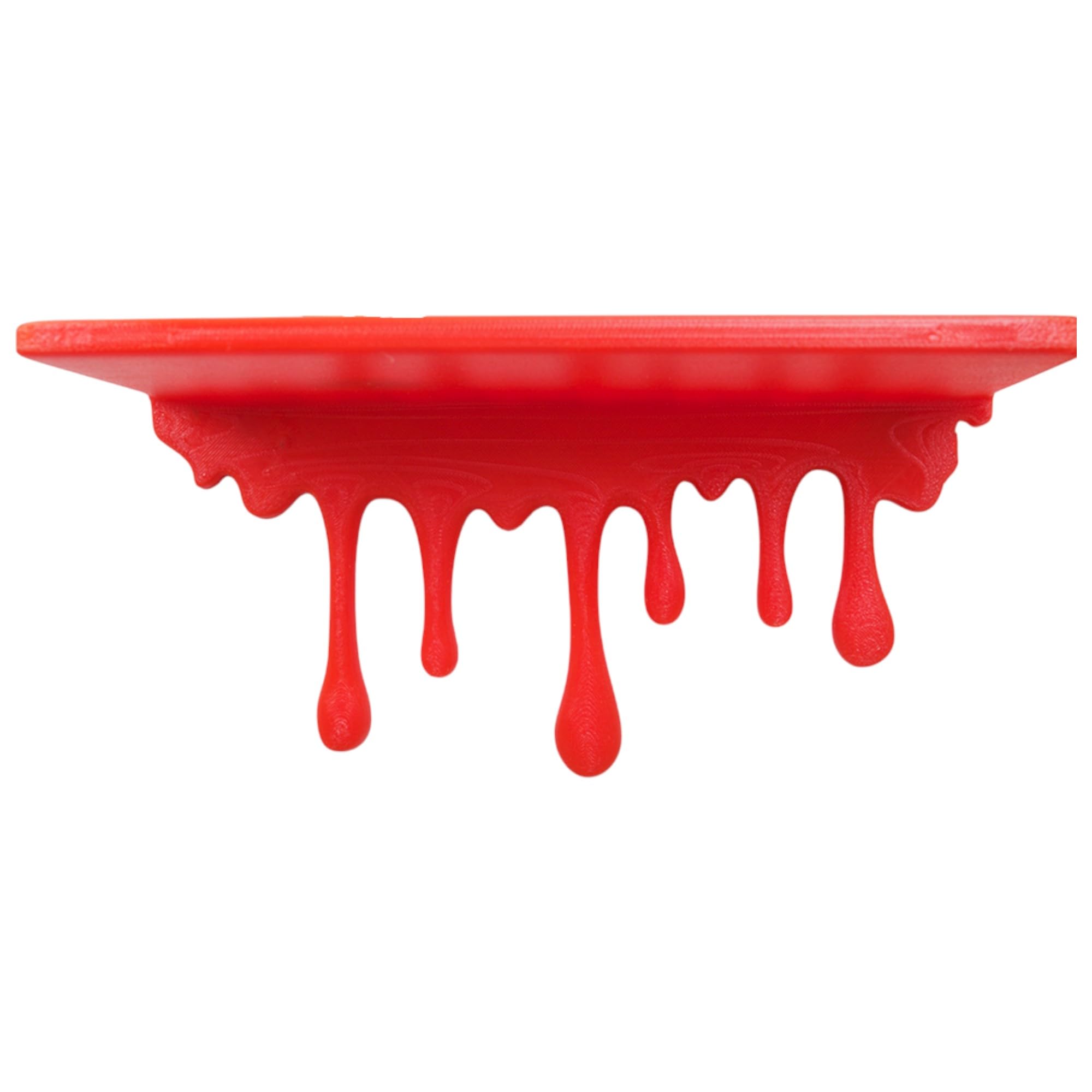 Dripping Floating Wall Shelf, Unique Melting-Edge Design, Small & Large Sizes, Multiple Colours, Stylish Home Decor & Storage Shelf for Books, Plants & Display (Beige, Large)