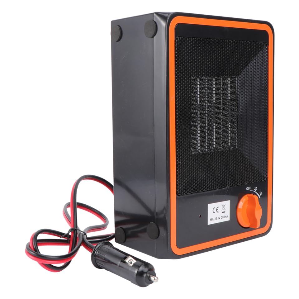 Hemobllo Elektro Auto Heizlüfter Fahrzeug Heizlüfter Schnellheizung Leiser Betrieb Sicheres Gehäuse Einfach Installation Energieeffizient Fahrzeugzubehör