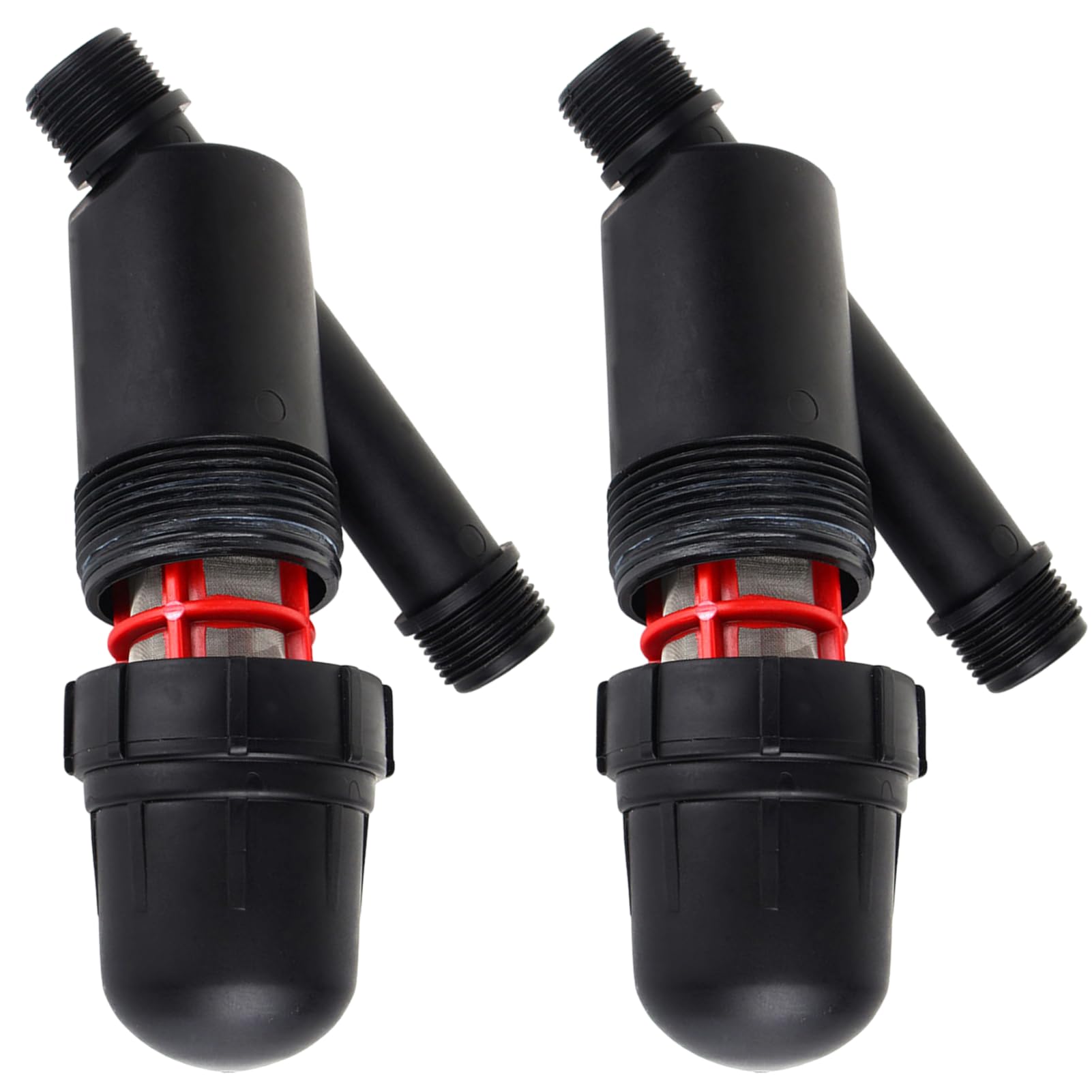 2pcs 3/4 Screen Inline Filter Mesh Gardening Drip Irrigation Water Tank Pool Pump Y Shaped Screen Filter for Greenhouse Agricultural Drip Sprinkler