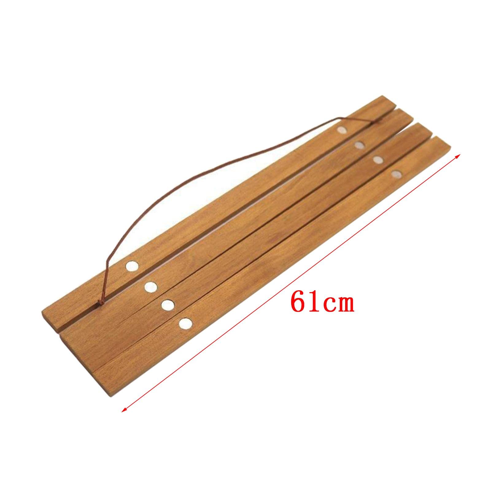 Posterleisten Magnetischer Posterhalter Holzleisten Bilderrahmen Teak Naturholz Schneller Austausch Magnetverschlüsse für Wohnzimmer Büro Esszimmer De, 61cm