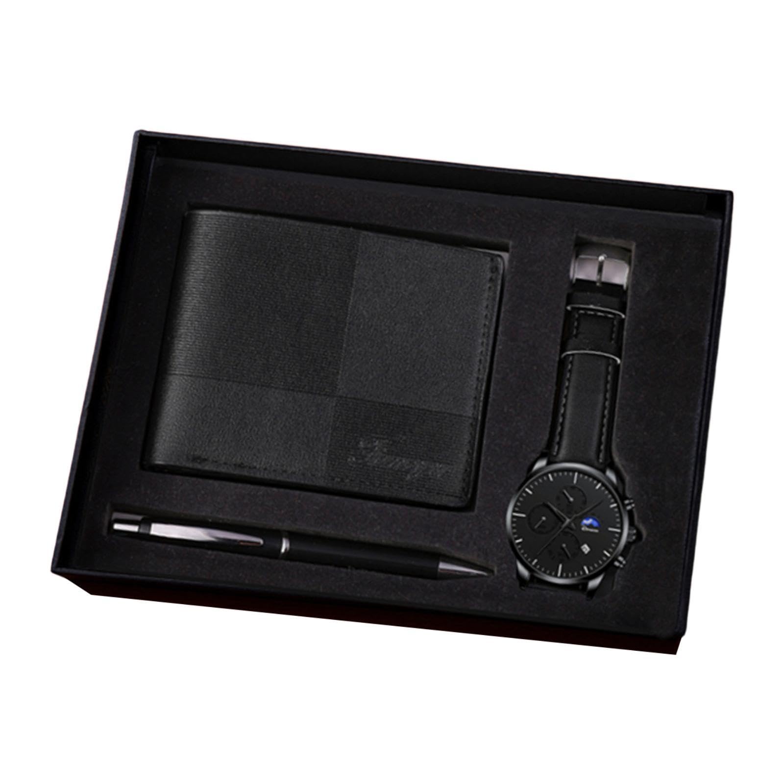 ZOOMELLA Men's Gift Set Combination Set Watch Wallet Pen Set for Male Birthday Couple Style A Clothing Shoes & Accessories|Mens Accessories|Mixed Items & Lots-image-26
