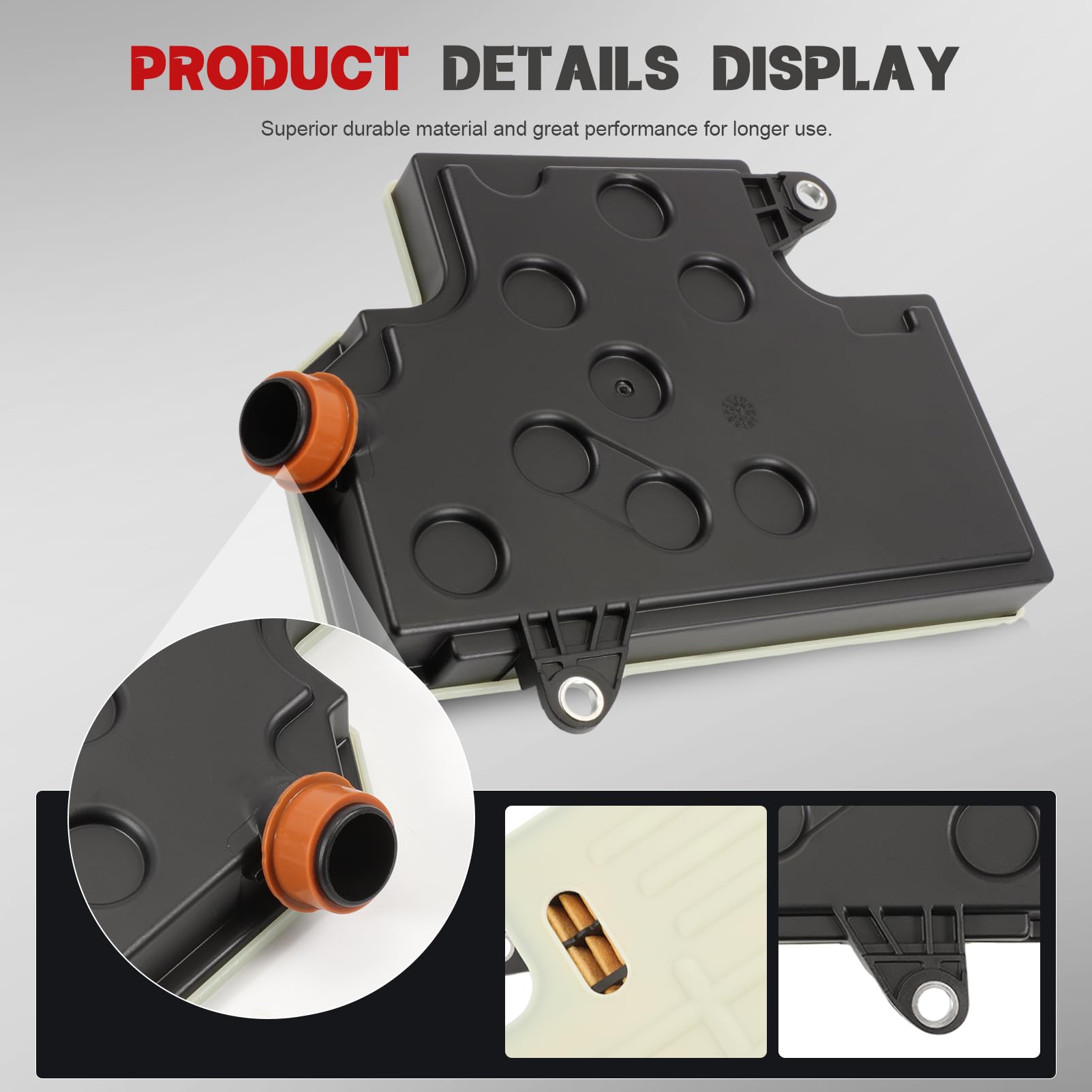 Filtro de transmisión 24294355 compatible con GM, Sierra 1500, Yukon, Chevy Camaro y Cadillac CT4, CT5 y CT6. Filtro hidráulico