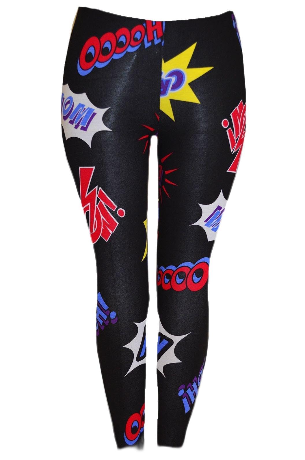 janisramone Womens Ladies New Plain Printed Skinny Full Length Leggings Stretchy Trouser Pants