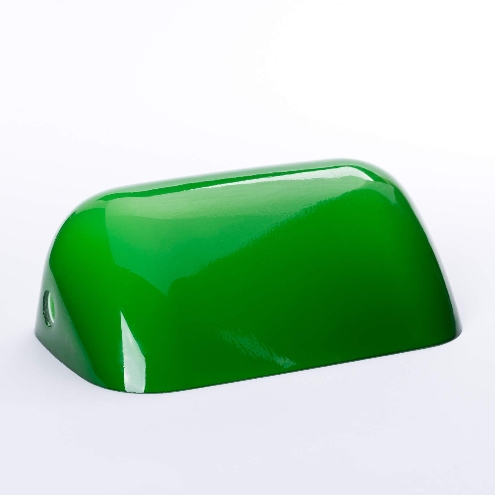 ORION LIGHTSTYLE Petit verre de remplacement vert 150mm x 90mm pour lampe de banquier - Abat-jour de rechange