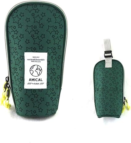 Amazon Amc1 010green Amical アミカルスタープリントコーデュラ哺乳瓶ケース 保温 保冷 カバー ホルダー バッグ Baby Bottle メンズ レディース 熱中症対策 ペットボトル 便利 遠足 通学 おしゃれ ドリンクボトル ポーチ ドリンクポーチ Green 哺乳びんポーチ