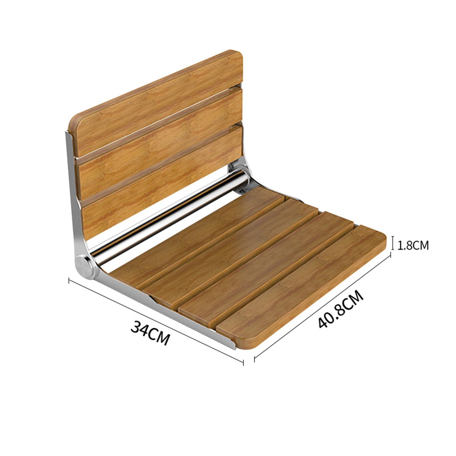 Silla Ducha Plegable,Asiento Ducha Plegable Pared Montada Taburete de baño,Silla Abatible Ducha Montado en la Pared,Silla Antideslizante Plegable Cuarto Baño para Discapacitado